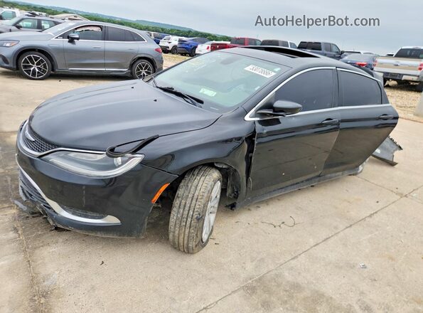1C3CCCAB8GN130390 2016 CHRYSLER 200 Black Vista tres cuartos delantera izquierda