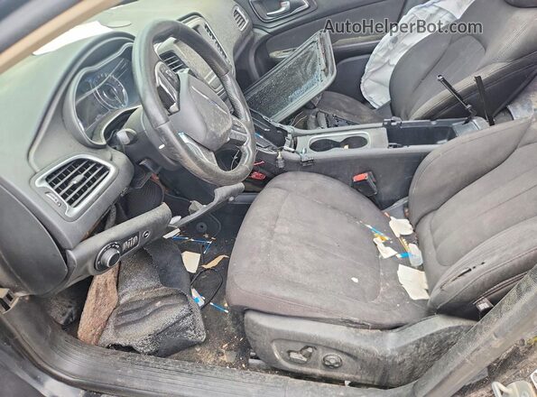 1C3CCCAB8GN130390 2016 CHRYSLER 200 Black Vista interior delantera