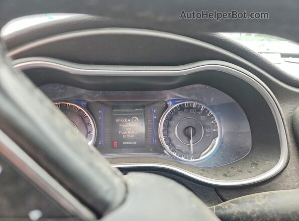 1C3CCCAB8GN130390 2016 CHRYSLER 200 Black Vista del cuadro de instrumentos