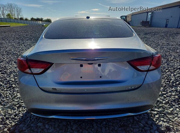 1C3CCCAB8GN156312 2016 CHRYSLER 200 Серебряный Вид сзади