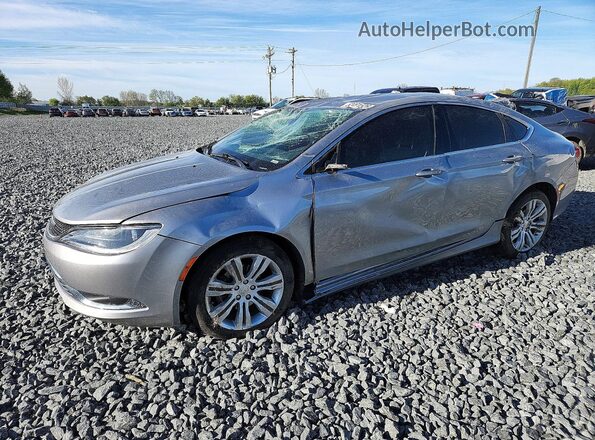 1C3CCCAB8GN156312 2016 CHRYSLER 200 Серебряный Передняя левая четверть