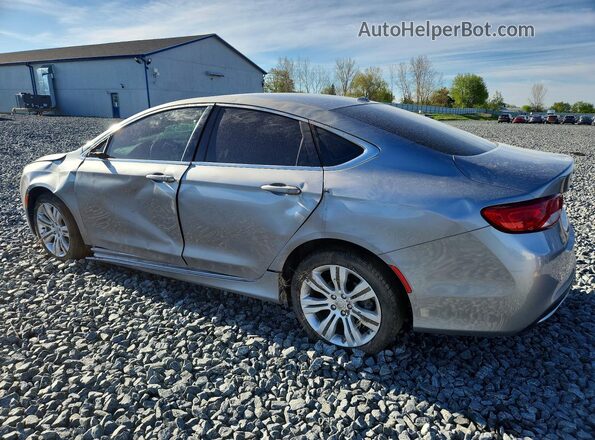 1C3CCCAB8GN156312 2016 CHRYSLER 200 Серебряный Задняя левая четверть
