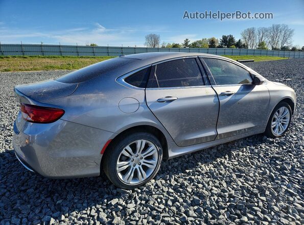 1C3CCCAB8GN156312 2016 CHRYSLER 200 Серебряный Задняя правая четверть