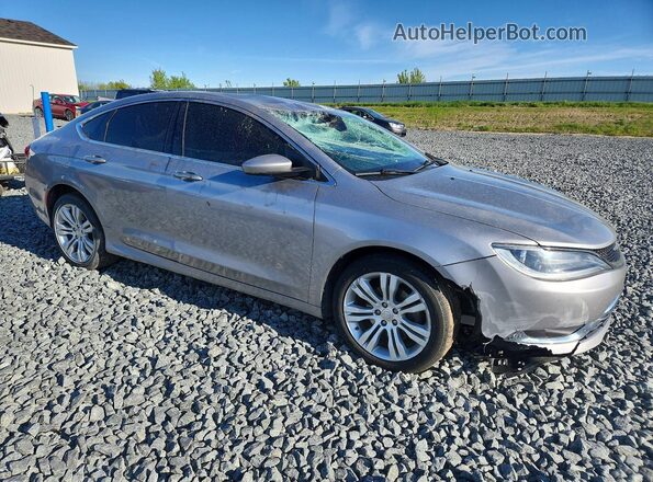 1C3CCCAB8GN156312 2016 CHRYSLER 200 Серебряный Передняя правая четверть