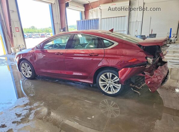 1C3CCCABXGN119682 2016 CHRYSLER 200 Maroon Հետևի ձախ