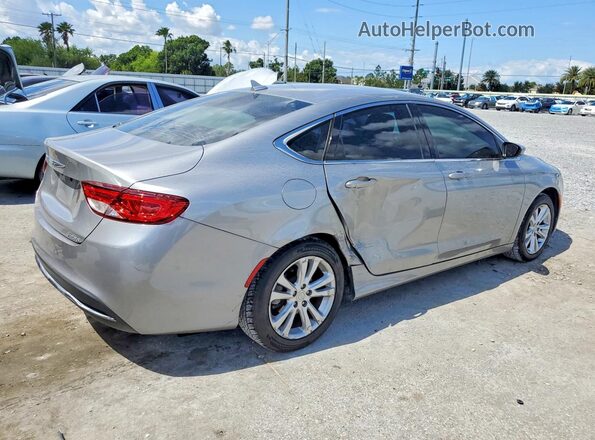 1C3CCCABXHN505326 2017 CHRYSLER 200 Silver Задня права чверть