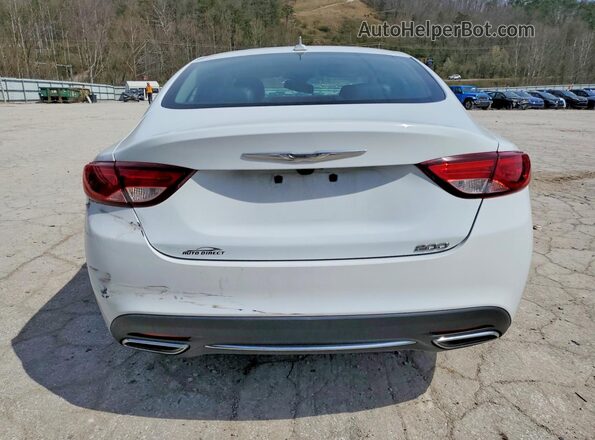 1C3CCCAG7HN510236 2017 CHRYSLER 200 Белый Вид сзади