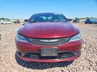 2017 Chrysler 200 S Темно-бордовый vin: 1C3CCCBB5HN502025
