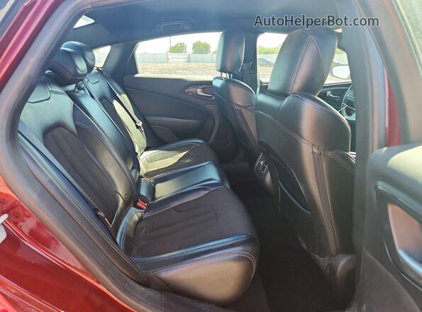 1C3CCCBB5HN502025 2017 CHRYSLER 200 Темно-бордовый Вид задних сидений