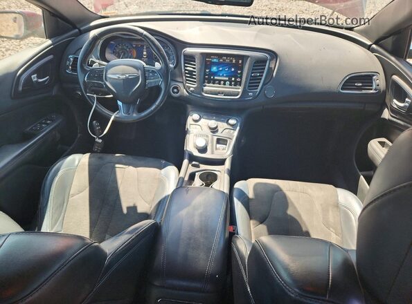 1C3CCCBB5HN502025 2017 CHRYSLER 200 Темно-бордовый Вид панели приборов