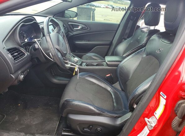 1C3CCCBG3GN162240 2016 CHRYSLER 200 Red Front interior view