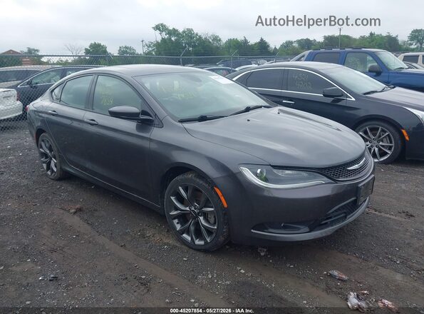 1C3CCCBG5GN145973 2016 CHRYSLER 200 Серый Передняя правая четверть