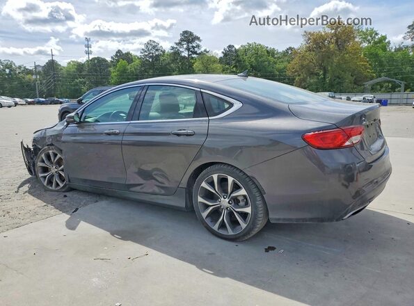 1C3CCCCG8GN105014 2016 CHRYSLER 200 Gray Rear left