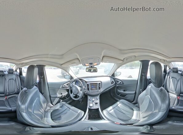 1C3CCCCG8GN105014 2016 CHRYSLER 200 Gray VIN sticker view