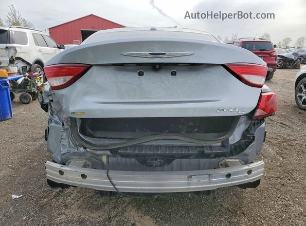 1C3CCCCG8GN180781 2016 CHRYSLER 200 Серебряный Вид сзади