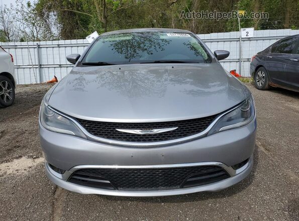 1C3CCCCG8GN180781 2016 CHRYSLER 200 Серебряный Вид спереди