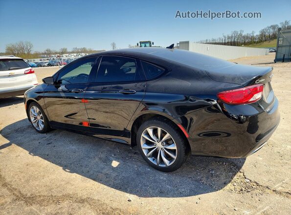 1C3CCCDG4GN114632 2016 CHRYSLER 200 Черный Задняя левая четверть