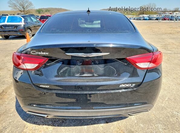1C3CCCDG4GN114632 2016 CHRYSLER 200 Черный Вид сзади