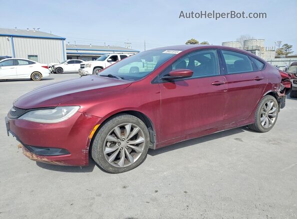 1C3CCCDG6GN135546 2016 CHRYSLER 200 Red Przód lewy
