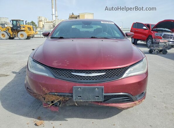 1C3CCCDG6GN135546 2016 CHRYSLER 200 Red Widok z przodu
