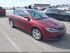 2017 Chrysler 200 Touring Бордовый vin: 1C3CCCFB2HN501621