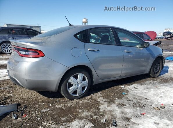 1C3CDFAA0GD516846 2016 DODGE DART Silver Trasero derecho