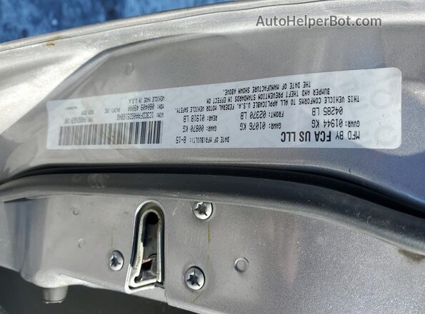 1C3CDFAA0GD516846 2016 DODGE DART Silver Vista del compartimento del motor