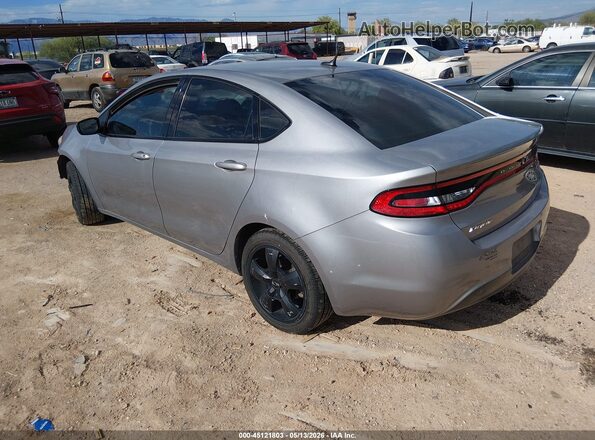 1C3CDFAA0GD577792 2016 DODGE DART Silver Rear left