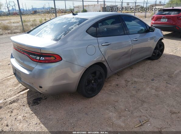 1C3CDFAA0GD577792 2016 DODGE DART Silver Rear right