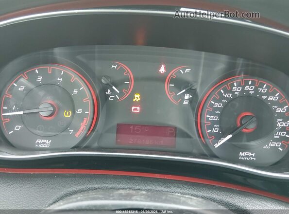 1C3CDFAA1GD517441 2016 DODGE DART White უკანა სავარძლების ხედი