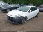 2016 Dodge Dart Se White vin: 1C3CDFAA1GD533686