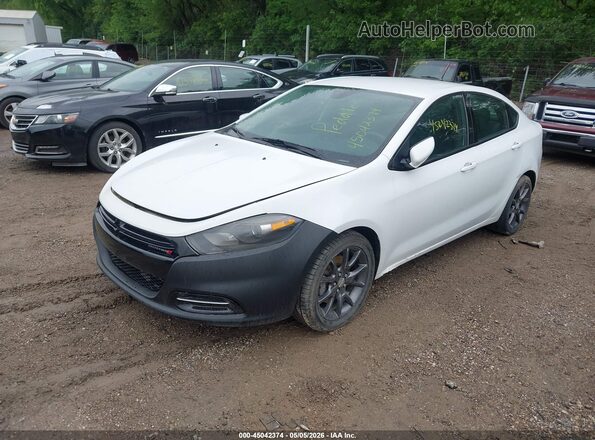 1C3CDFAA1GD533686 2016 DODGE DART White Передня ліва чверть