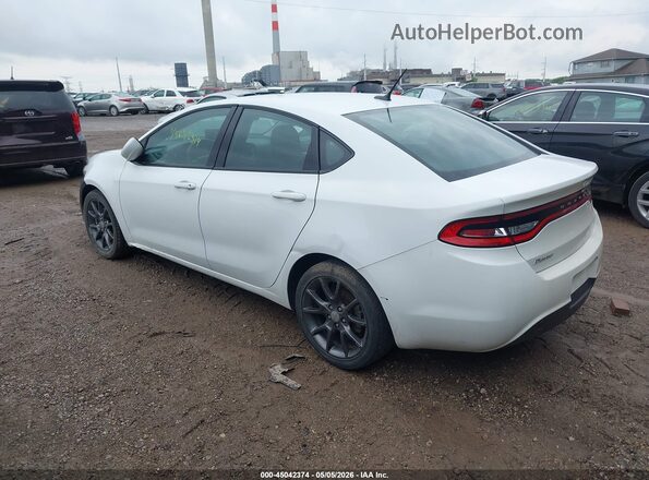 1C3CDFAA1GD533686 2016 DODGE DART White Задня ліва чверть