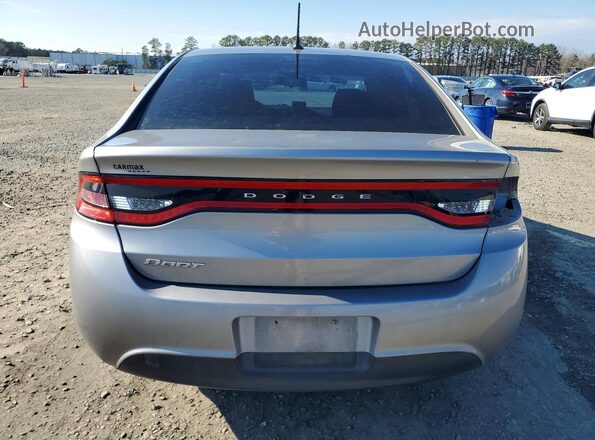 1C3CDFAA2GD530912 2016 DODGE DART Silver Вид ззаду