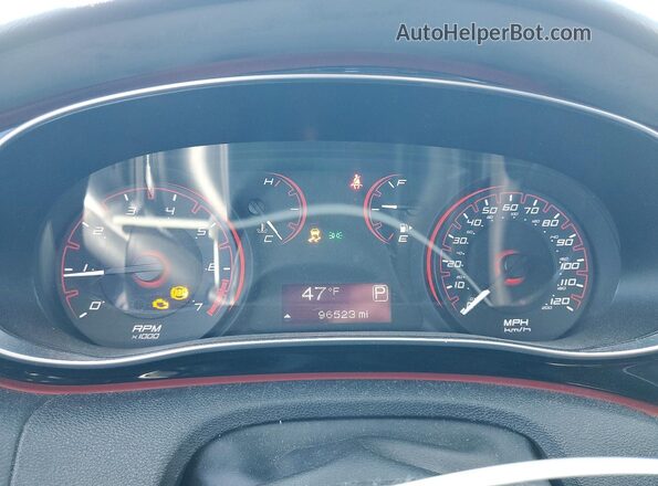1C3CDFAA2GD530912 2016 DODGE DART Silver Вид щитка приладів