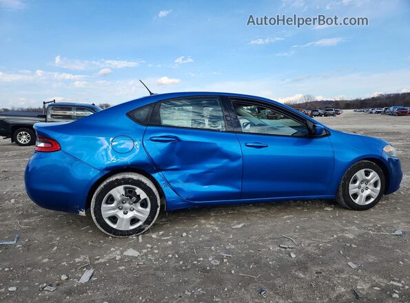 1C3CDFAA2GD736506 2016 DODGE DART Blue Rear right