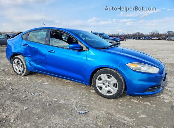 1C3CDFAA2GD736506 2016 DODGE DART Blue Front right