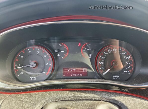1C3CDFAA2GD736506 2016 DODGE DART Blue Instrument cluster view