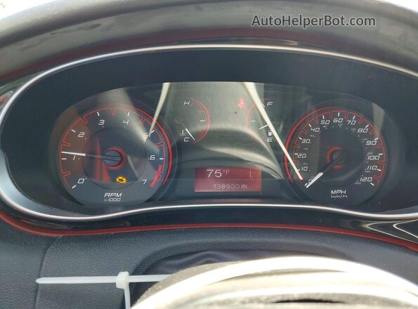 1C3CDFAA4GD607165 2016 DODGE DART Белый Вид щитка приборов