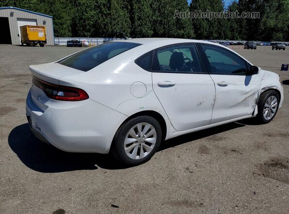1C3CDFAA4GD607165 2016 DODGE DART Белый Задняя правая четверть