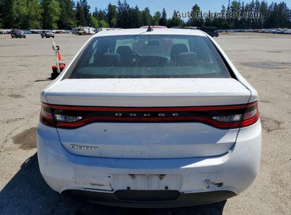 1C3CDFAA4GD607165 2016 DODGE DART Белый Вид сзади