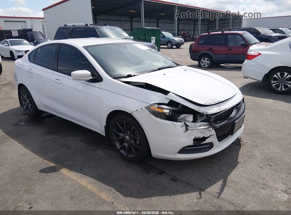 1C3CDFAA6GD555697 2016 DODGE DART White Передня права чверть