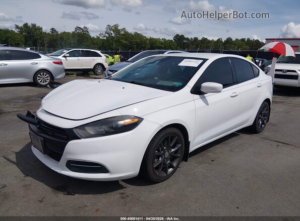 1C3CDFAA6GD555697 2016 DODGE DART White Передня ліва чверть