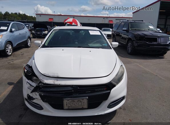 1C3CDFAA6GD555697 2016 DODGE DART White Вид щитка приладів
