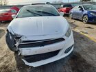 2016 Dodge Dart Sxt White vin: 1C3CDFBA1GD720599