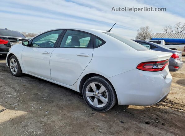 1C3CDFBA1GD720599 2016 DODGE DART White Rear left