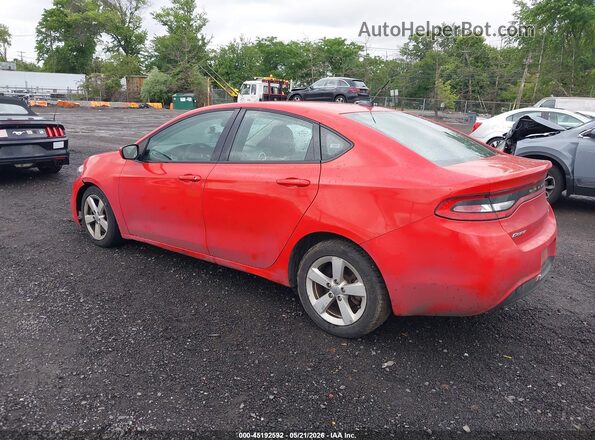 1C3CDFBA2GD660235 2016 DODGE DART Red Tył lewy