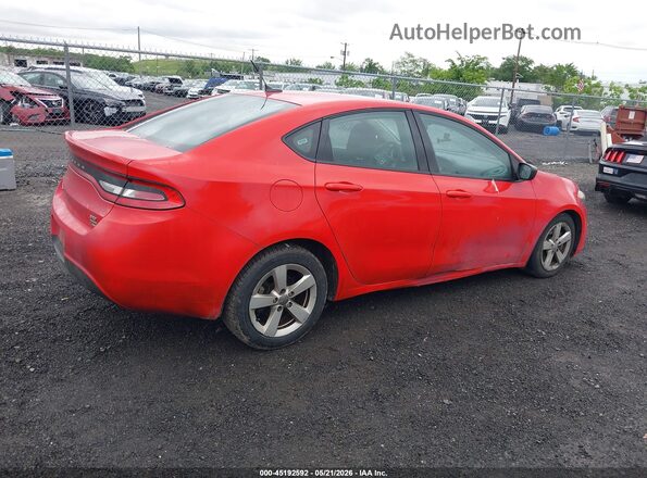 1C3CDFBA2GD660235 2016 DODGE DART Red Tył prawy