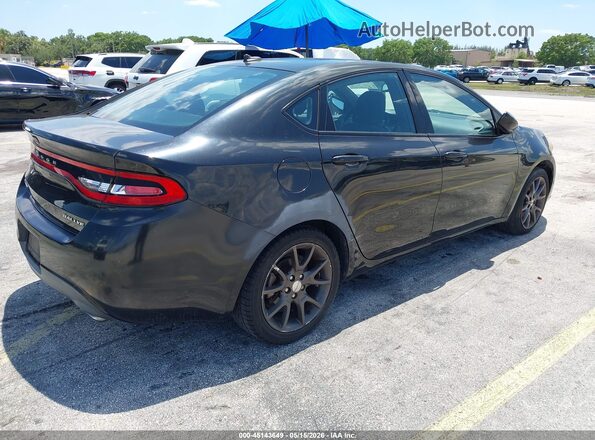 1C3CDFBB1GD529550 2016 DODGE DART Black Tył prawy