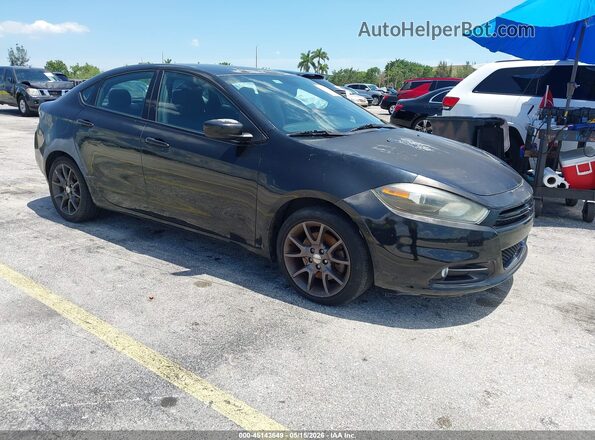 1C3CDFBB1GD529550 2016 DODGE DART Black Przód prawy